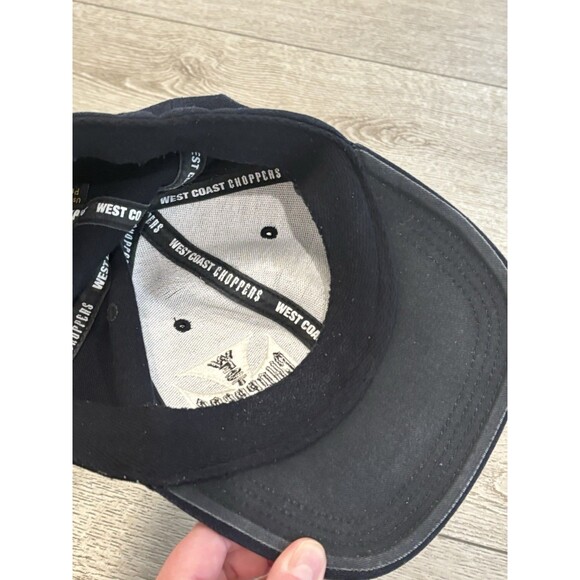 Vintage West Coast Choppers Hat Fitted Jesse James 90s Wool Blend Biker - Picture 8 of 8